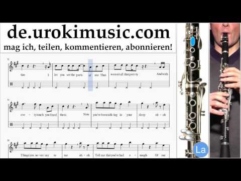 Klarinette Lernen Pink - Just Give Me A Reason Teil#2 Klarinettenunterricht Noten Schule Lied