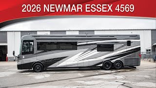 A preview image of the linked video showcasing 2026 Newmar Essex 4569