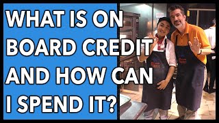 Cruise Tip: What Is On Board Credit & How Can I Spend It? #shorts