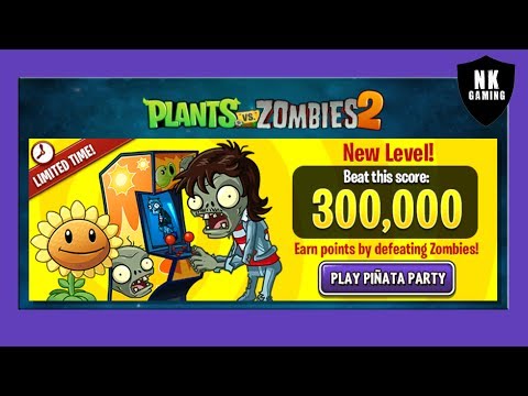 PvZ 2 - Pinata Party July 21th, 2017 Featuring New "Multiplier" - Day 1