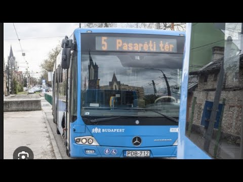 2023.03.10. 5 ös busz Rákospalota Kossuth utca Pasaréti tér