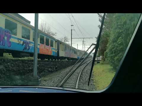 Was war den das??? Montreux  - Zweisimmen Goldenpass VIP Echtzeit #mob #trainspotting
