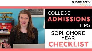 Sophomore Year College Readiness Checklist: It