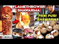 🤤வெறித்தனமான Pani Puri Shawarma & 🔥 Flamethrower Shawarma in Chennai! | Food Review Tamil