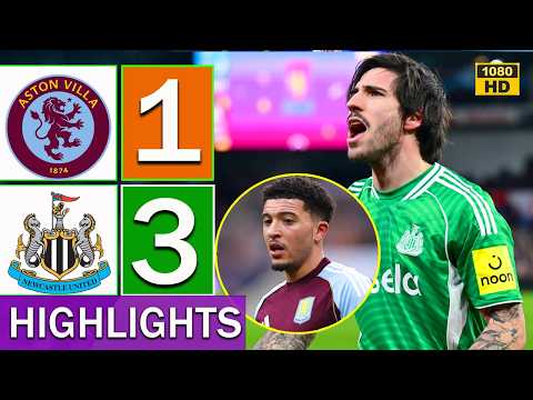 Newcastle vs Aston Villa 3-1 Highlights & All Goals | FA Cup 2026 HD