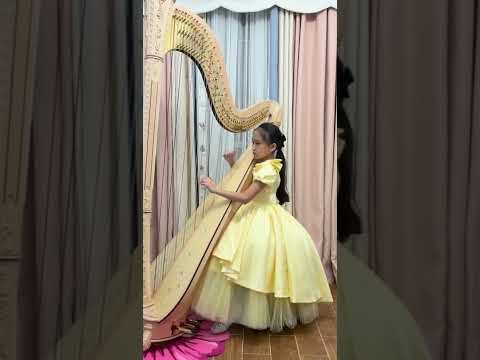 [豎琴家族-荃灣及沙田分店] Celine plays Beauty and the Beast #學豎琴 #豎琴班 #豎琴課程