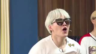 Bts V and Suga sing to Psy New face