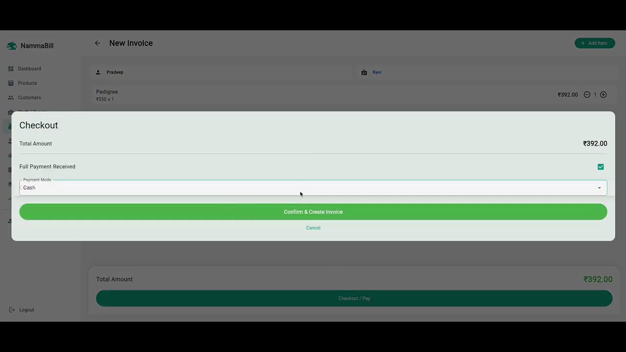Watch NammaBill Demo