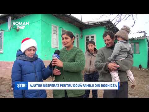 Ajutor nesperat pentru două familii din Boghicea