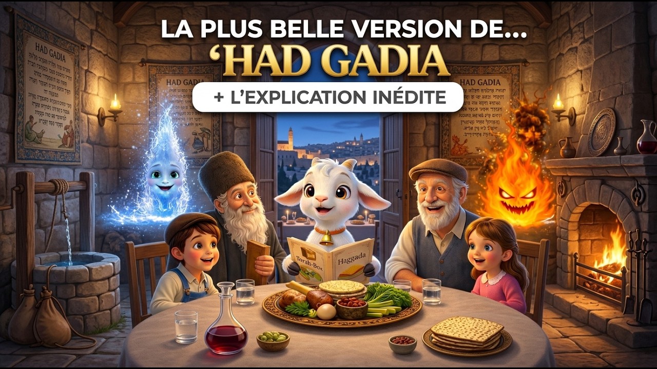 'HAD GADIA 🐐 La Chanson du Séder de Pessa'h ENFIN EXPLIQUÉE 🎵 חד גדיא