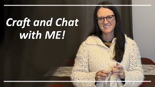 Craft and Chat with ME - Cathy! Episode 4 - Crochet Tops, Shoe Progress, and Halloween Projects
