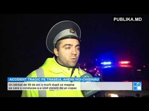 TRAGEDIE pe traseul Anenii Noi - Chișinău! Un bărbat a murit pe loc în urma unui GRAV accident