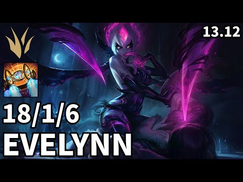 Evelynn Jungle vs Jarvan IV - EUW Master | Patch 13.12