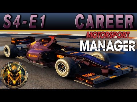 Motorsport Manager PC Career Mode S4E1 - RODRIGUES BAILS ON THE TEAM