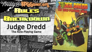 Judge Dredd: The Role-Playing Game | Rules Breakdown