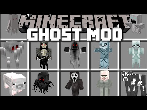 Minecraft GHOST MOD / FIGHT OFF GHOSTS AND GARGOYLES FOR SURVIVAL!! Minecraft