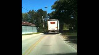 preview picture of video 'Powers Lake Semi Truck'