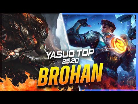 BROHAN - Yasuo vs Jayce TOP Patch 25.20 - Yasuo Gameplay