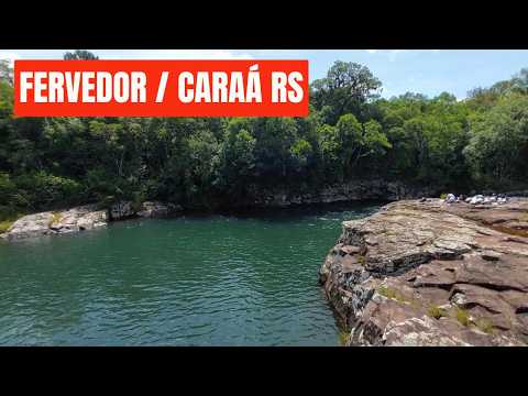 🌿 FERVEDOR DO CARAÁ RS – UM PARAÍSO SECRETO PRÓXIMO À NASCENTE DO RIO DOS SINOS!