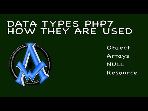 DATA TYPES IN PHP 7 OBJECTS ARRAYS NULL RESOURCES