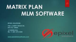 Matrix MLM Software | Epixel Solutions