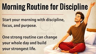 The Perfect Morning Routine for Discipline | Improve Your English Fluency ✅️ | Graded Reader 🔥