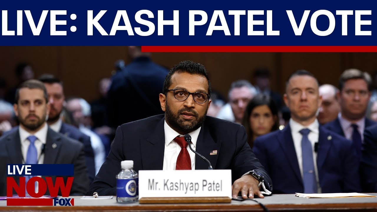 LIVE: Kash Patel Senate confirmation vote for FBI director | LiveNOW from FOX