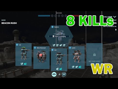 War Robots Nodens Leo Leech Retro Revenant New Gameplay WR