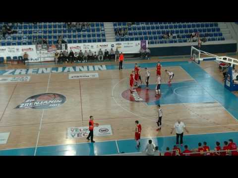 KK Proleter - Crna Gora U 16 2. četvrtina Zrenjanin CUP 2017.