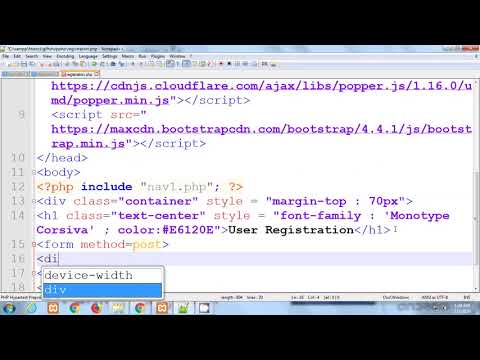 PHP MySQL Project Part 1 | Civil Problem Resolution