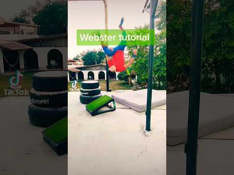 webster tutorial | como hacer el webster paso a paso | #parkour #tutorial #gimnastics #shortsvideo