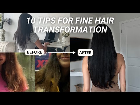 10 tips for fine, thinner hair (teaching you how to take care of your fine hair)
