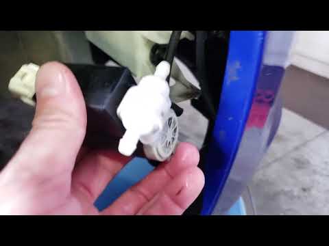 Hyundai Veloster windshield washer pump replacement
