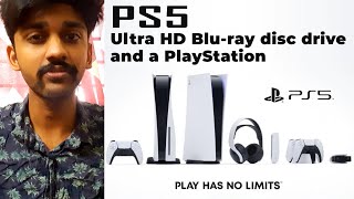 PlayStation 5 | Ultra HD Blu-ray disc drive and a PlayStation | ENGLISH | TECHBYTES