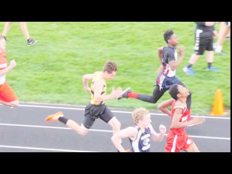 West JH Track 2017 @ Albert Lea (100m Dash)