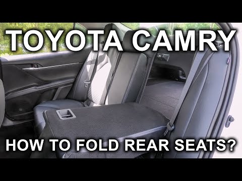 Toyota Camry (2018-2026): How To Fold Rear Seats?