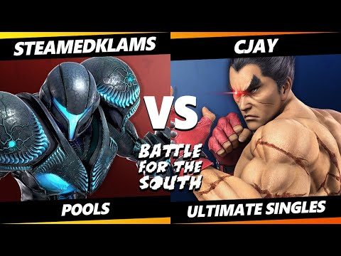 Battle for the South - Steamedklams (Dark Samus) Vs. Cjay (Kazuya) Smash Ultimate - SSBU