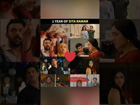 🙈🙈💗Kurunchiragu 💓💓♥️song lyrics 💗💗Seetha Ramam ||Celebration 1 year of💘💘 blockbuster💘💘 #sitaramman🥰🥰