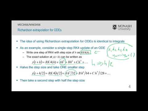 ODE 11 RichardsonExtrapolation