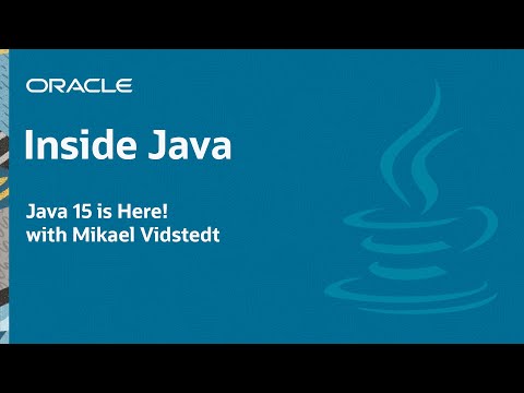 “Java 15 is Here!” with Mikael Vidstedt - Inside Java Podcast 2