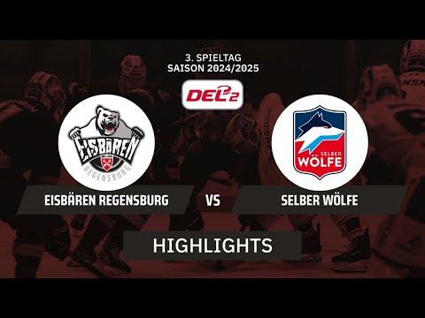 DEL2: Eisbären Regensburg vs. Selber Wölfe | Highlights - 3. Spieltag | SDTV Eishockey
