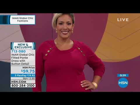 HSN | IMAN Global Chic Fashions 09.09.2020 - 09 AM