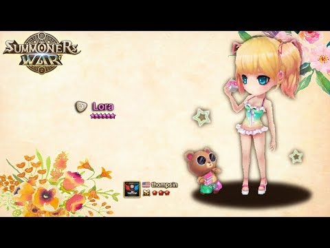 Summoners War : RTA season 11 - SWC 2019 Runner-Up Thompsin and new buff Lora ( Light Occult Girl)