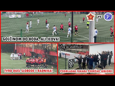 JUNIORI SLOBODE JEDVA IZVUKLI BOD PROTIV RADNIKA! | Sloboda Tuzla U19 - Radnik Bijeljina U19 Vlog 🔴⚫