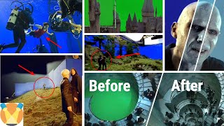 Harry Potter Before vs. After Special Effects - All Movies