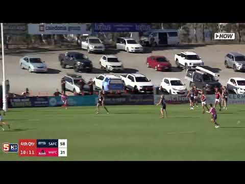 West's Hamish Ellem gathers, shrugs & snaps - Rd 2 Hostplus SANFL Snapshot
