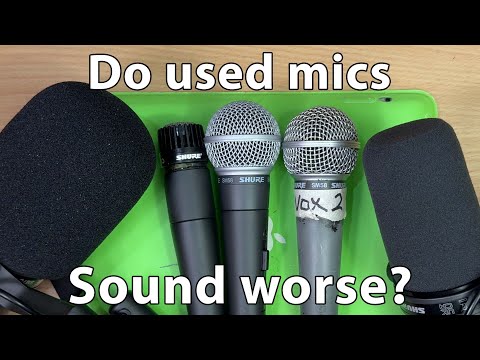 Do used microphones sound worse?