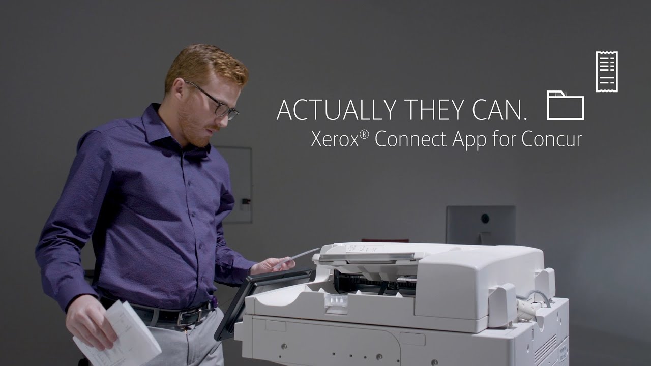 Aplicativo Connect for Concur da Xerox® YouTube Vídeo