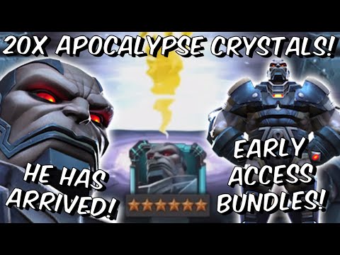 20x 5 & 6 Star Apocalypse Grandmaster & Cavalier Crystal Opening! - Marvel Contest of Champions