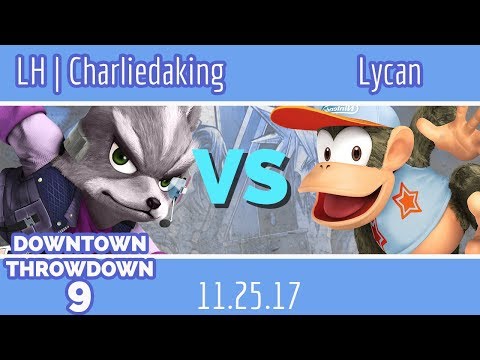 LH | Charliedaking (Fox) vs Lycan (Diddy Kong) - DT9 - Wii U